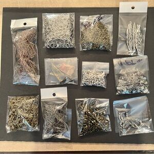 Over 10 Bundles of Assorted Jewelry Making Supplies